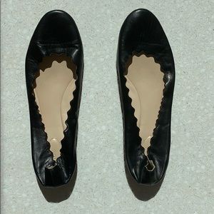 Chloé, black Lauren ballerina flat.